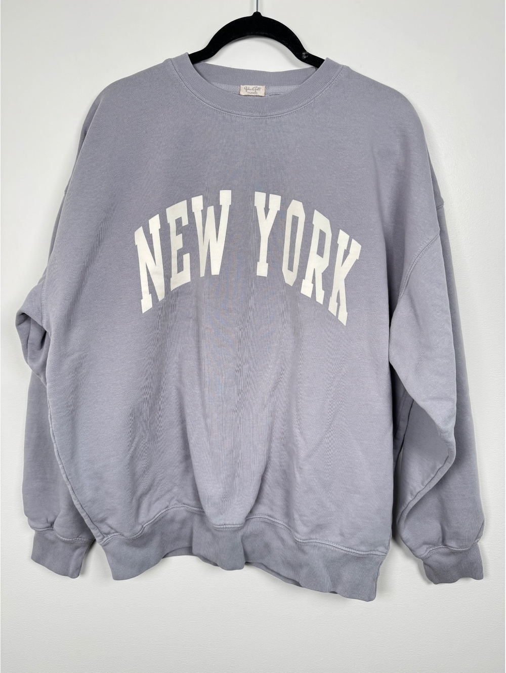 Brandy Melville John Galt New York Crew Neck Oversized Sweatshirt One Size